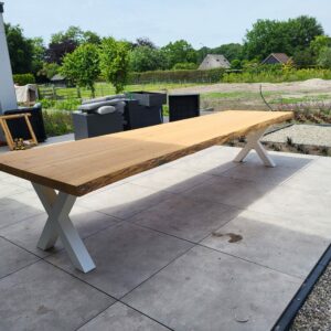 Tuintafel industrieel 4meter