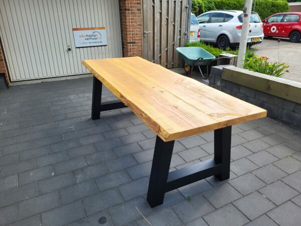 Tuintafel industrieel Douglas - Afbeelding 3