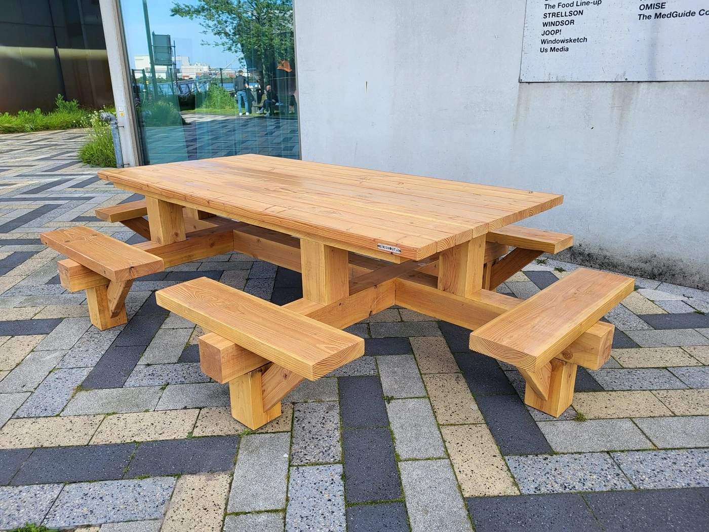 Picknicktafel voor 12 personen