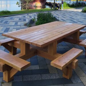 Picknicktafel voor 12 personen kopen bij Eikshout in Zwolle met tuinmeubel showroom Overijssel